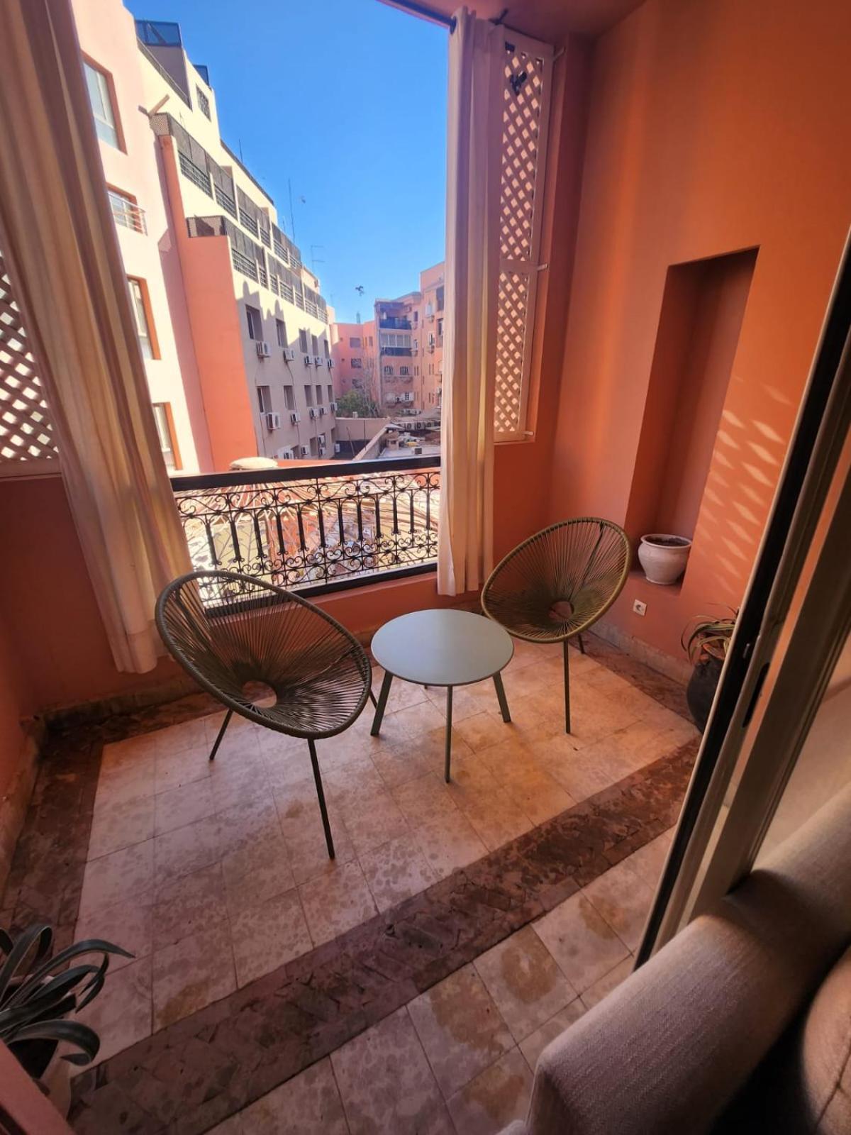 Appartement Patio Centre Gueliz Marrákes Kültér fotó